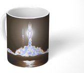 Mok - de Space Shuttle lancering in het donker - 350 ML - Beker - Uitdeelcadeautjes