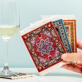 Sous-verres en tapis persan Invotis (Ensemble de 4)