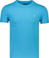 Polo Ralph Lauren  T-shirt Blauw Aansluitend - Maat XXL - Heren - Lente/Zomer Collectie - Katoen