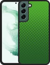 Galaxy S22+ Hardcase hoesje groene cirkels - Designed by Cazy