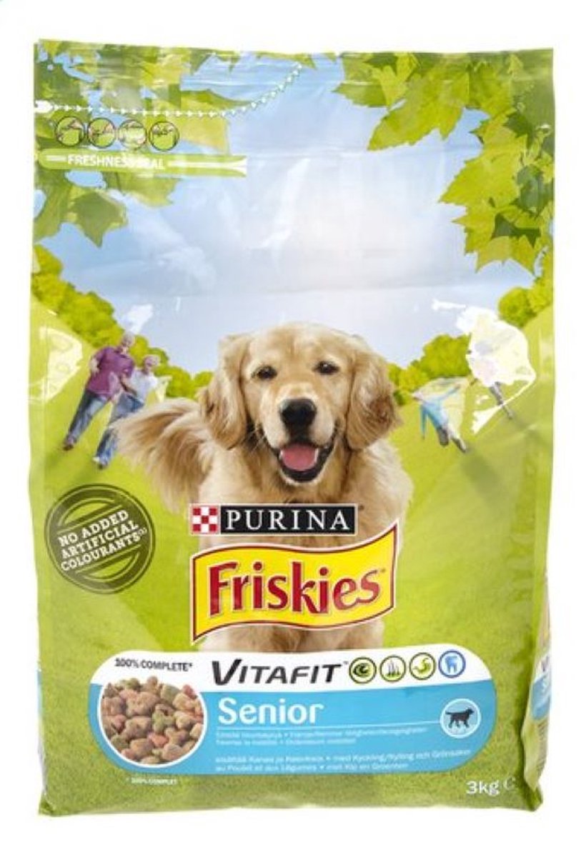 Friskies Bonzo (Friskies) - Hondenvoer - Senior - Kip en Groenten - 3kg