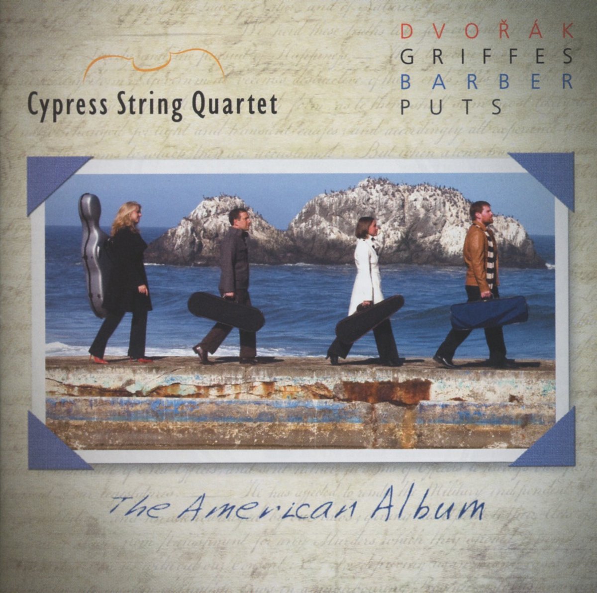 Cypress String Quartet - The American Album: Dvořák, Griffes, Barber, Puts (CD)