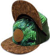 Woed | Leaf - Snapback - Pet - Groen - Kindermaat - kurk