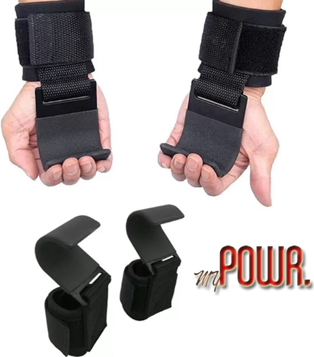 MYPOWR. Lifting Hooks Lifting Straps 1 Paar