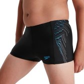 Speedo Plastisol Placement Aquashort Jongens - Zwart / Blauw - maat 176