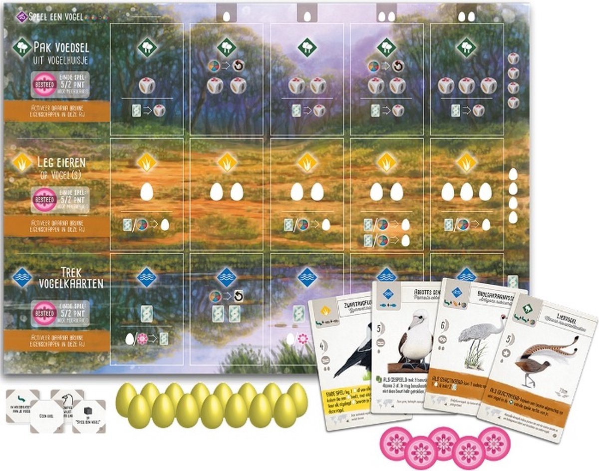 999 Games - Wingspan uitbreiding: Oceanië - Bordspel — afbeelding 7