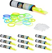Relaxdays glowsticks 1000 stuks - met verbindingen - lightsticks - glow sticks