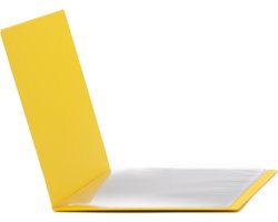Goodline® - PVC Hotelmap / Informatiemap / Welkomstmap / Gastenmap geschikt voor 12 pagina's - type Classic-Geel
