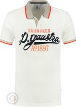 Gaastra Piqué Poloshirt "Sailmaker" - 100% Katoen - gebroken wit