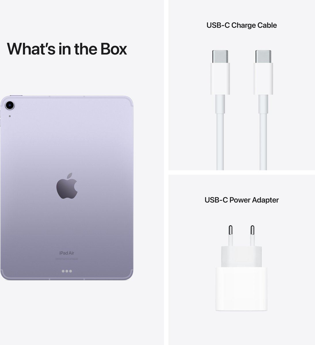 Apple iPad Air 2022 10,9" Liquid Retina WiFi + 5G 256GB paars M1-chip Touch ID USB-C - Afbeelding 5