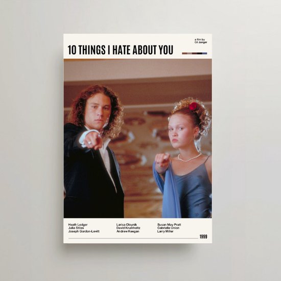 10 Things I Hate About You Movie Poster 10 Things I Hate About You