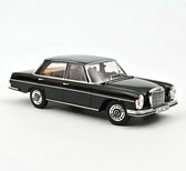 1968 Mercedes-Benz 280 SE (Zwart) (26 cm) 1/18 Norev {Modelauto - Schaalmodel - Model auto - Miniatuurauto}