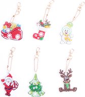 Diamond painting Sleutelhangers - Kerstmis