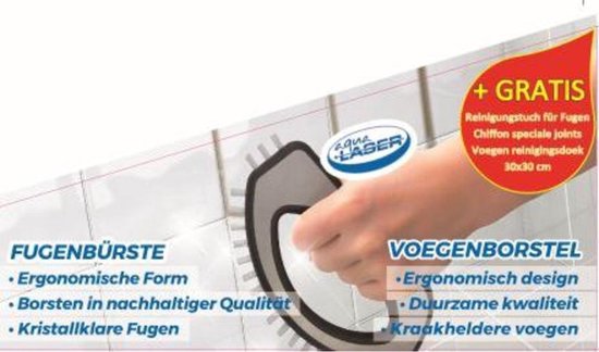 FUGINATOR Voegenborstel - Reinigingsborstel Voor Badkamer En Keuken