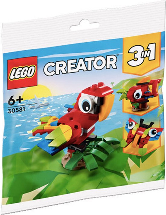 Afhankelijk Geduld Assimilatie LEGO Creator 30581 - Tropische Papegaai (Polybag) | bol.com