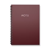 MOYU Ringband A5 - Premium Hardcover - Ruby Rose - Uitwisbaar Notitieboek - Duurzaam Steenpapier