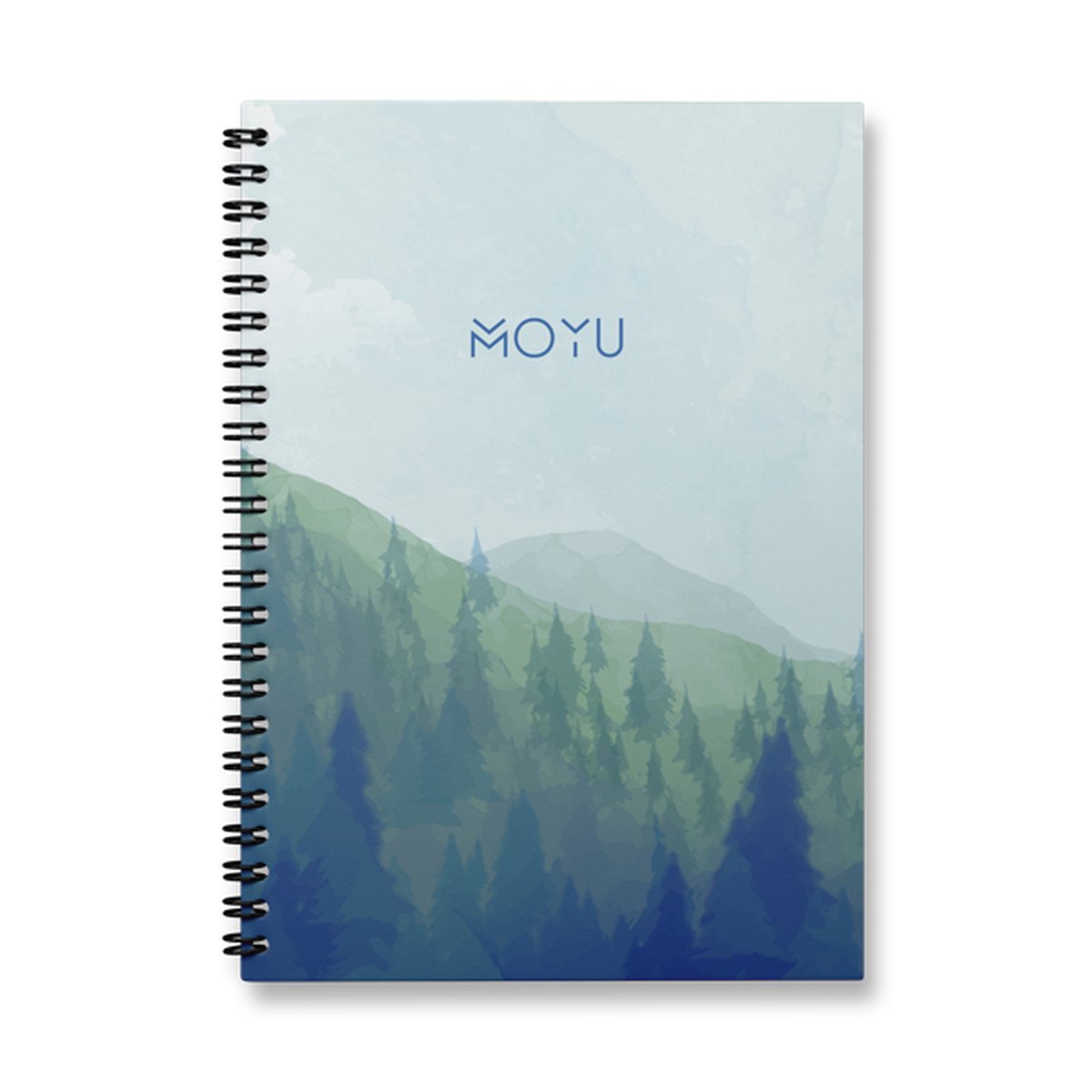 MOYU Ringband A5 Hardcover | Misty Mountain | Uitwisbaar & Herschrijfbaar Notitieboek