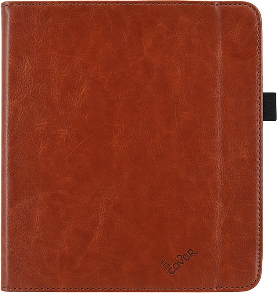 Kobo Sage : Sleepcover Cognac Bruin hoesje voor Kobo Sage met