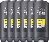 Dove Men+Care Fresh Awake - 6 x 400 ml - Douchegel - Voordeelverpakking