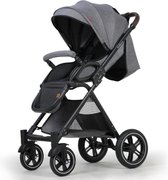 Homezie Kinderwagen | 2-in-1 | Lichtgewicht | Wandelwagen | Draagbaar | Anti-shock ontwerp | Ademend gaasvenster | Voetenzak