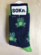 SOKn. trendy sokken "KIKKERS" maat 35-41 (ook leuk om kado te geven !)