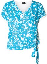 YEST Kaitlyn Jersey Shirt - French Blue/White - maat 44