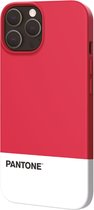 Pantone Design Silicone hoesje - iPhone 13 Pro Max - Backcover - Rood – Celly