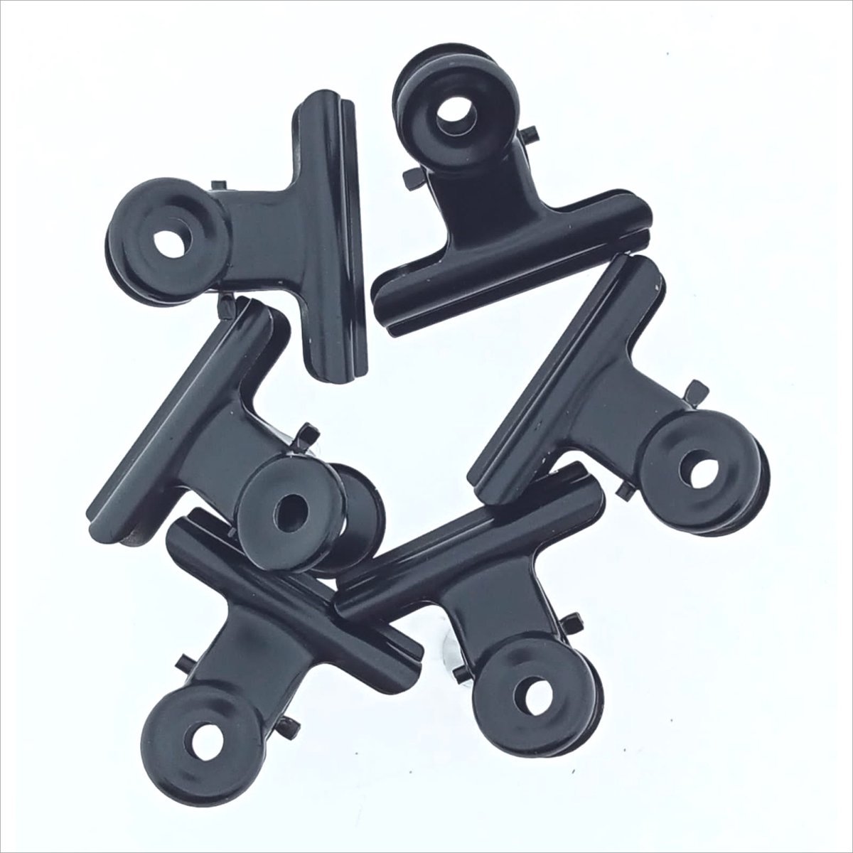 Bulldog clip - Papierklem - zwart - 30 mm - 20 stuks