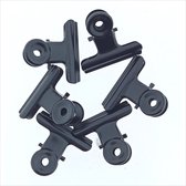 Bulldog clip - Papierklem - zwart - 38 mm - 20 stuks
