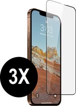 iPhone 13 Pro Max screenprotector - Volledige bedekking - Screen protector iPhone 13 Pro Max - Beschermglas - Glasplaatje - 3 stuks