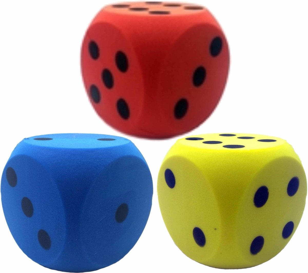 Grote Dobbelsteen 15 cm (Blauw) - kopen bij