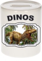 Animaux Lover Roaring T-Rex Dinosaure Tirelire 9 cm Garçons et Filles - Céramique - Tirelires Cadeau Amoureux des Dinosaures