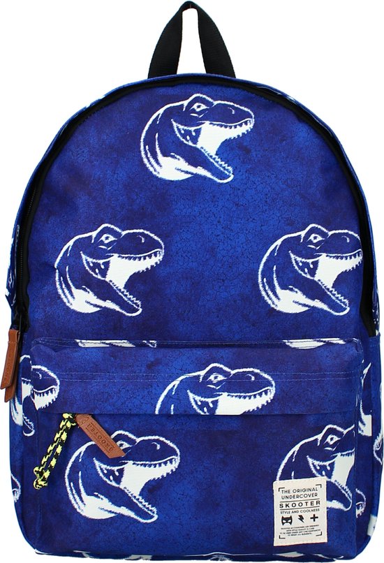 Skooter Vintage Varsity - Rugzak - Schooltas jongen - Blauw - Dino