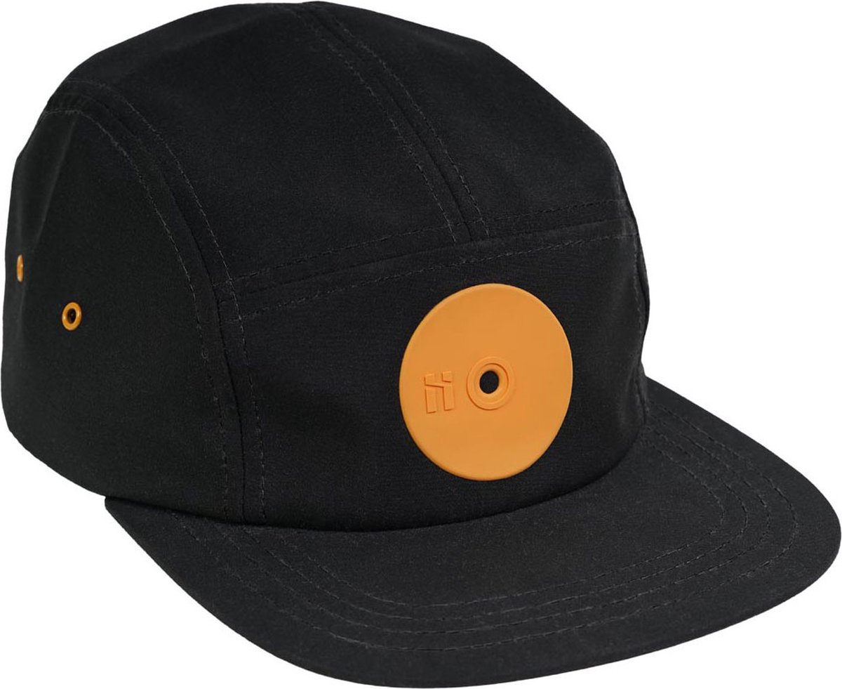 Mr. Serious Medium Fat Cap - Pet - Urban Streetwear - Zwart / Oranje - One size