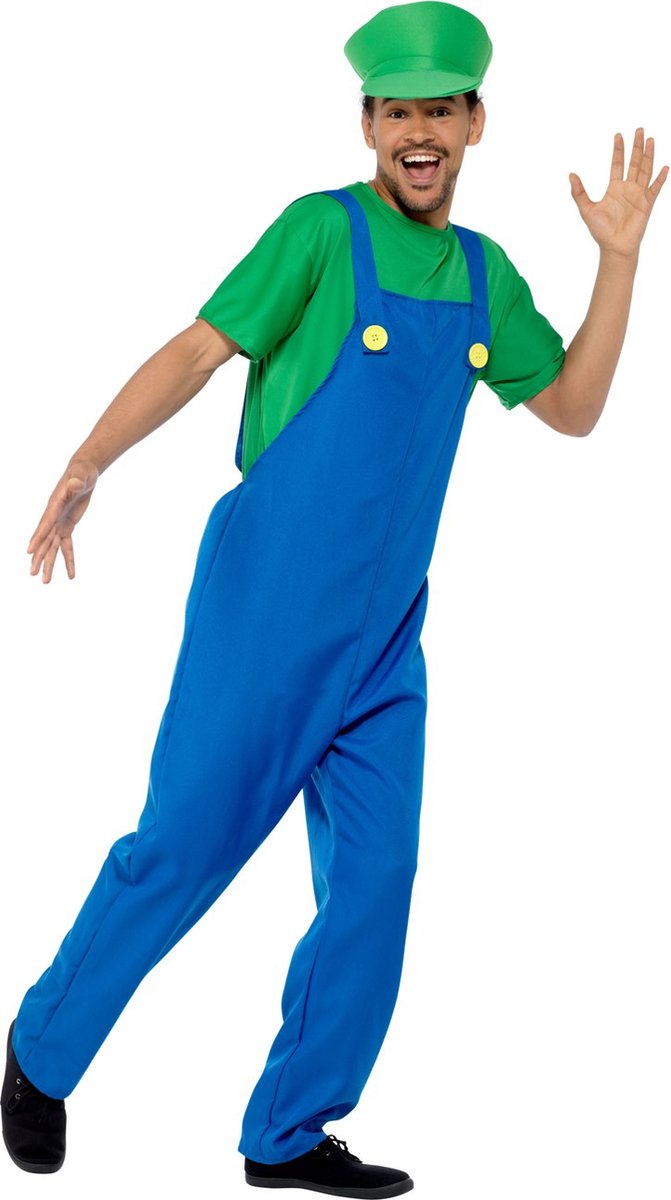Karnival Costumes Verkleedpak Super Mario Kostuum Loodgieter Kostuum Luigi  Kostuum... | bol