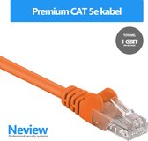 Neview - 50 cm premium UTP patchkabel - CAT 5e - Oranje - (netwerkkabel/internetkabel)