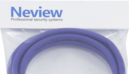 Neview - Câble patch UTP premium de 5 mètres - CAT 5e - Violet - (câble réseau/câble internet)