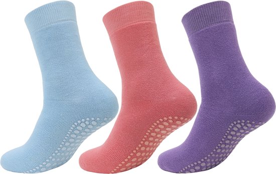 Antidérapant - Chaussettes d'intérieur Fashion Home - 3 Paires - Taille 39-42