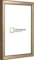Fotolijst - Goud/Brons - Halfrond profiel - Fotomaat 25x38 - Helder glas - Art.nr. 10289725382