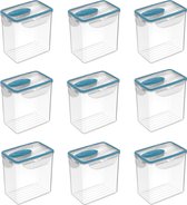 Biesse K306 set van 9 x 0,5 liter vershouddoos, container, magnetronbakje met ventiel