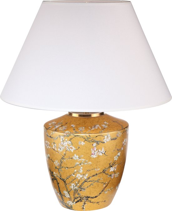 Goebel - | Tafellamp Goud | Porselein - 47cm - met echt goud