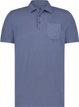 State of Art - Pique Polo Grijsblauw - L - Modern-fit