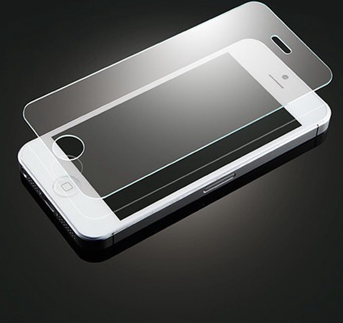 Peachy Tempered Glass Protector geschikt voor iPhone 5 5s SE 2016 Gehard glas