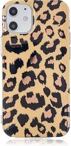 Peachy TPU luipaardenprint hoesje voor iPhone 12 mini - beige