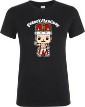 Klere-Zooi - Queen - Freddy the King - Dames T-Shirt S