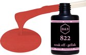 Gellak - 822 - 15 ml | B&N - soak off gellak