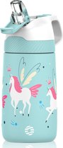 FJbottle - Kinder Drinkfles - Waterfles - Thermos met leuk patroon - Vacuüm Fles - 350ML