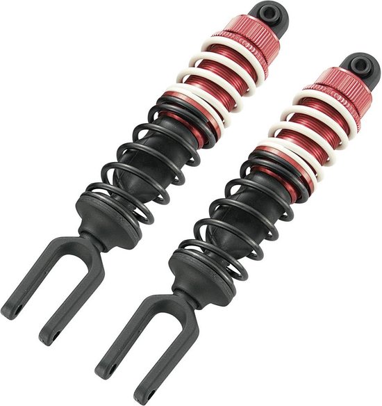 Carson 500405758 1:10 aluminium schokdempers (2) 100 mm, tuningdeel, modelbouw, accessoires