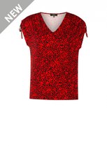 ES&SY Wen T-shirt - Red/Black - maat 38