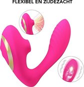 Vibrator - Luchtdruk - Voor vrouwen - Vibrators - Sex toys - Realistisch - Koppels - Vrouw - Stimulator - Clitoris - G spot - Roze
